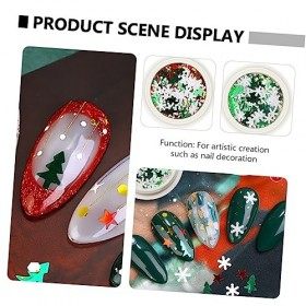 FRCOLOR 12 Boîtes DAccessoires Pour Les Ongles Pierres Précieuses Pour Les Ongles Décor En Cristal Paillettes Pour Les Ongle