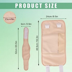 Pack&nbsp;de&nbsp;Ceinture&nbsp;dHuile&nbsp;de&nbsp;Ricin,&nbsp;Réutilisables&nbsp;Kit&nbsp;Pack&nbsp;dHuile&nbsp;de&nbsp;Ricin&nbsp;pour&nbsp;la&nbsp;Relaxation&nbsp;de&nbsp;Poitrine lEstomac&nbsp;et&nbsp;du&nbsp;Cou