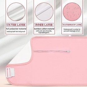 Kit dhuile de ricin réutilisable pour détoxification du foie, insomnie, constipation et inflammation, sangle élastique régla