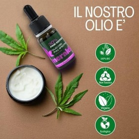 SMERALDA Huile Authentique à 30% Pink Edition Pure à 100% - Made in Italy de l’agriculture Biologique - Huile 10 ml 3000mg - 