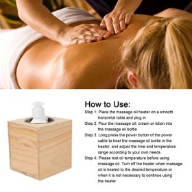 Réchauffeur Dhuile de Massage, Chauffe-lotion électrique Professionnel pour Spa, Minuterie Intégrée, équipement de Traitemen