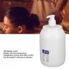 Asixxsix Réchauffeur dhuile de Massage, Distributeur de Lotion chauffante à écran LED Portable avec contrôle Tactile de la t
