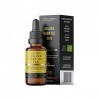 HEMP PHYTOMEDICAL - Golden Hemp oil 20% | Huile de chanvre BIO à haute concentration 200 mg/ml utile pour le bien-être du c