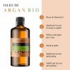 Oxxigena Pure 100% Huile d’Argan Marocaine Biologique - 500 ml - Pressé à Froid - Hydratant, Idéal pour Visage, Cheveux, Peau