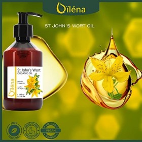 Huile Rouge de Millepertuis1000 ml Airless Macérât huileux Millepertuis Herbe de la Saint Jean Concentrée 100% Naturelle