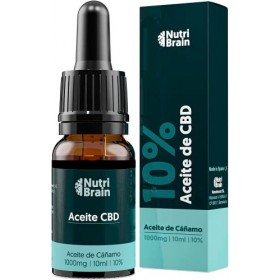 CBD Huile de Chanvre 10% | Formule Riche en Omega 3, 6, 9 | 100% Naturel 1000 mg 