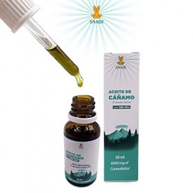 SNADI Super - Huile de grains de chanvre 30% CBD - 20 ml - 6000 mg - huile pressée à froid - BIO - naturele oil