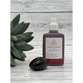 Aura Soma Pomander Deep Red 25 ml Huiles Essentielles Millepertuis Rouge Profond Le Bois Santal Peut Aider Être Plus Connecté