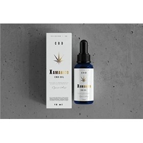 CBD. Huile de CBD 10%. Fabriqué avec de lhuile de noix de coco. Huile corporelle à large spectre complet. Gouttes dextrait 