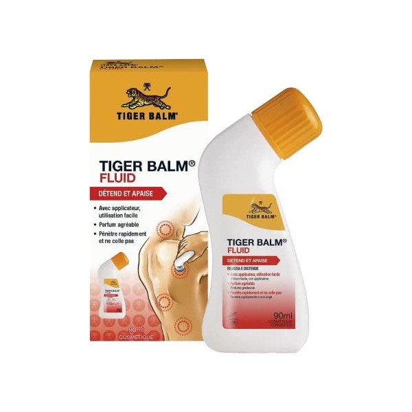 BAUME DU TIGRE Fluid – Lotion apaisante avec tampon applicateur, 90 ml