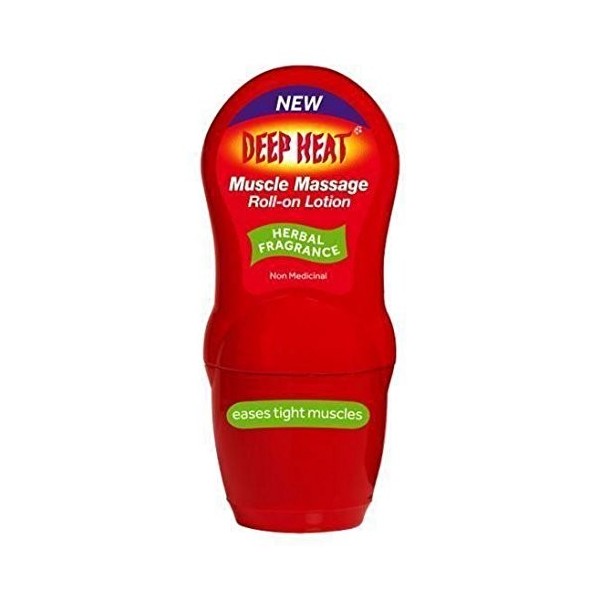 Six paquets de Deep Heat Massage musculaire Roll-on Lotion 50 ml