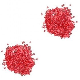 EXCEART 2 Pièces Fraise Ongles Paillettes Fraise Confettis Ongles Décalcomanies Pièces DArt DOngle Manucure Paillettes Poly