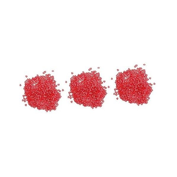 EXCEART 2 Pièces Fraise Ongles Paillettes Fraise Confettis Ongles Décalcomanies Pièces DArt DOngle Manucure Paillettes Poly