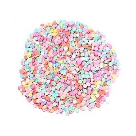 Soupeaux D Argile Ronde Saisissements de Ongle Art Colorful Nail Sprinkles Glitter 100G Polymère Charmes D Argile Polymère 