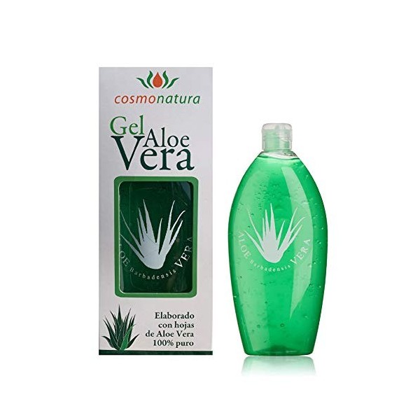 500 ml de gel daloe vera pur non dilué, 100 % pressé à froid, cultures écologiques des îles Canaries, sans additifs ni parfu