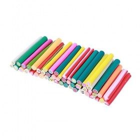 FOMIYES 50Pcs Ongles Fruits Bricolage X Conseils Mm Pour D Tiges Tranches Décoration Art Autocollants Fournitures Style Charm