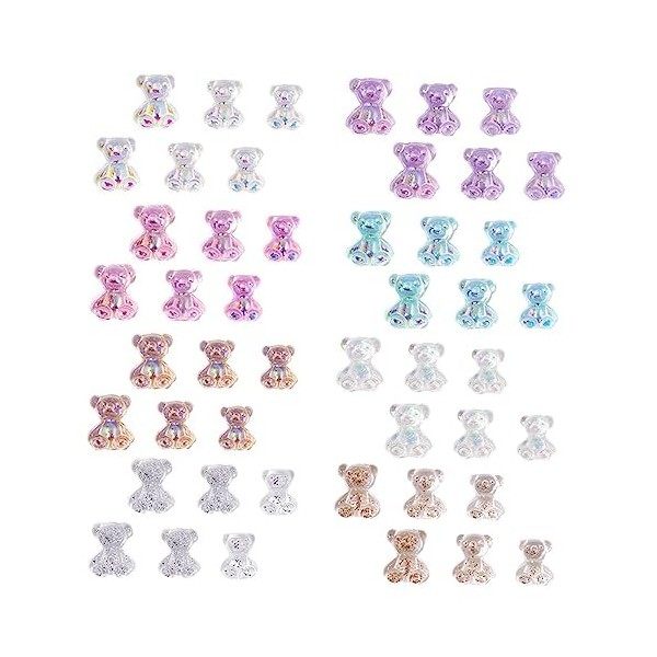 Beaupretty 96 Pièces Accessoires DOurs À Ongles Accessoires Pour Ongles Pierres Précieuses Pour Ongles Cristaux De Bonbons S