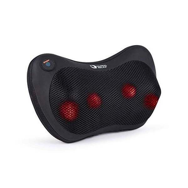 TENZO® Coussin de massage pour les épaules, le dos nouveau modèle 2023 - Massage Shiatsu multidirectionnel - Thermothérapie