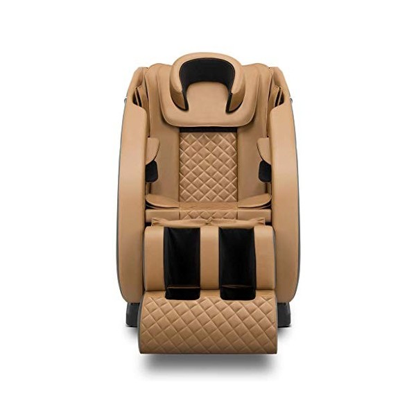 Fauteuil de Massage Shiatsu électrique Complet du Corps avec Coussin de Massage incurvé à Long Rail Haut-Parleur sans Fil Cha