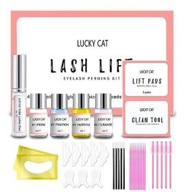 Kit Rehaussement de Cils,Eyelash Perming Kit,Lash Lift Kit Eyelash Perming Kit Rehaussement Cils Adapté Pour un Usage en Salo
