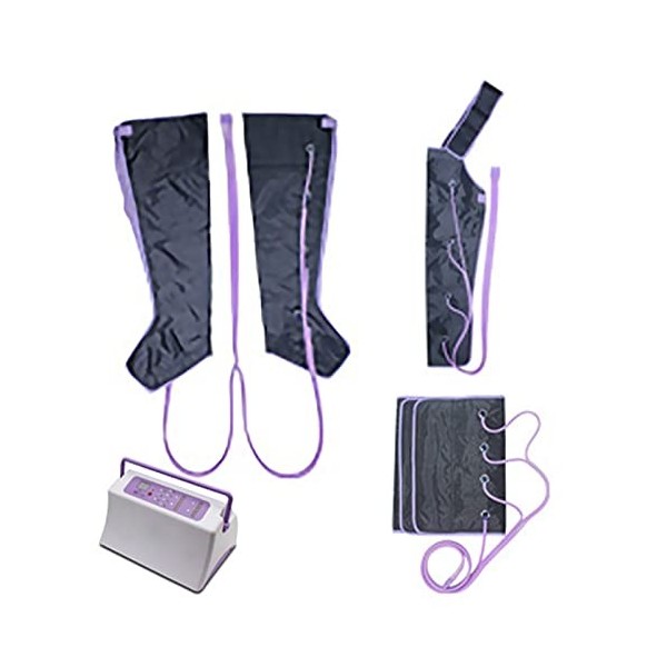 JuZi Store Masseur de Jambes, Thérapie de Pression Portable Professionnelle, Massage par Glissement avec 4 Coussins dair, du