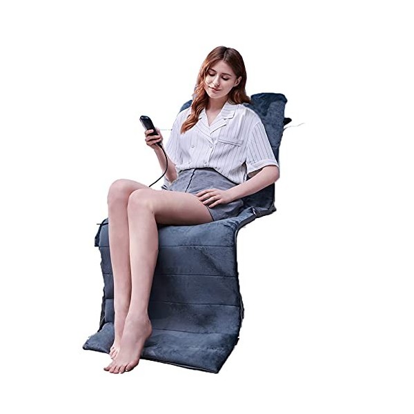 HuaBiao Tapis De Massage en Mousse À Mémoire De Forme pour Tout Le Corps avec Modes De Massage Et Chauffage, Coussin De Massa