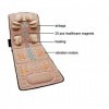 Coussin Massage Voiture utile 4D Matelas Massage pétrissage Chauffage par Vibration Coussin Massage Masseur Cou Épaule Taille