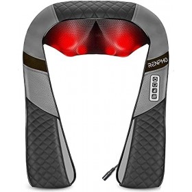 RENPHO Masseur pour Cou Épaules et Dos avec Chauffage, Massage Électrique avec rouleaux de massage à Shiatsu 3D-rotation, Mas