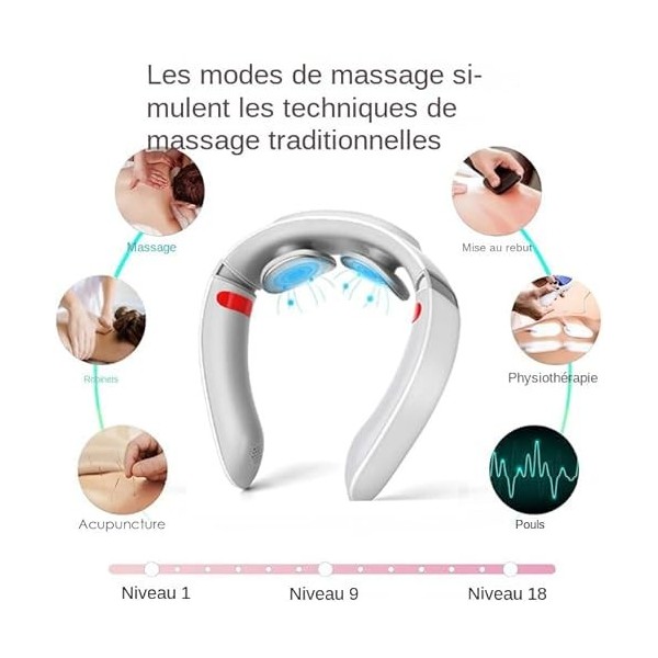 Masseur De La Colonne Cervicale - 6 Types De Modes De Massage,masseur Dinstruments De Physiothérapie Pour Le Cou Et Les Épau