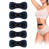 Dyroe 5 pièces Coussin de massage cervical pour les douleurs au cou Mini appareil de massage électrique portable Patch de mas