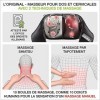 Masseur dos et cervicales Klopfy Donnerberg/Appareil de Massage Shiatsu & Tapotement/Détente Complète/Soulagement des Douleur