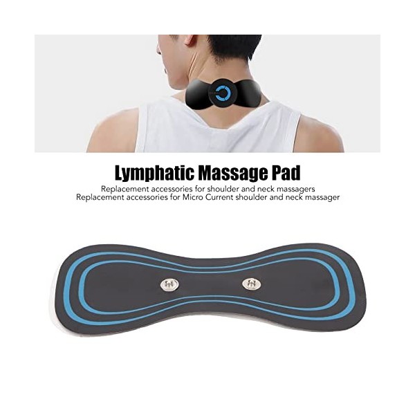 5pcs Coussin de Massage Cervical pour la Douleur au Cou Mini Masseur électrique Portable Patch Cou Corps Masseur pour le Cou 