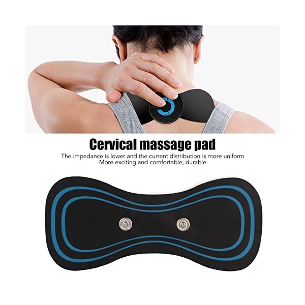 5 PièCes Coussin de Massage Cervical Mini Patch de Masseur éLectrique Portable pour Larthrose de léPaule du Cou