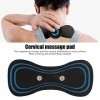 5 PièCes Coussin de Massage Cervical Mini Patch de Masseur éLectrique Portable pour Larthrose de léPaule du Cou