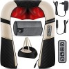 KESSER® Appareil de massage shiatsu de la nuque avec sac de massage 3D chauffant pour soulager les douleurs musculaires de la