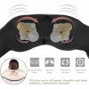 Dawoo Shiatsu Masseur de dos et de cou avec fonction de chaleur, pétrissage profond 3D pour soulager la douleur, cadeau pour 