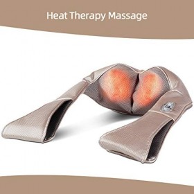 iRest Shiatsu Masseur de cou et de dos avec thérapie thermique, masseur électrique idéal pour la maison, le bureau et la voit