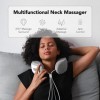 Breo Masseur Cervical avec Chaleur Massage Pétrissage pour Soulager des Douleurs Tensions Musculaires de Nuque Cou, Portatif 