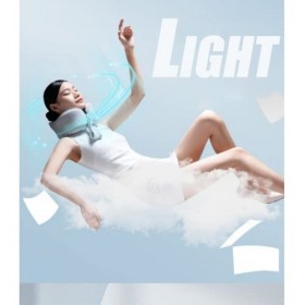 Oreiller de voyage Shiatsu, masseur portable rechargeable et sans fil, masseur de pétrissage des tissus profonds avec housse 