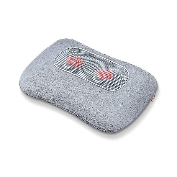 Beurer MG 145 Coussin de massage, masseur du dos et de la nuque pour un massage shiatsu relaxant, gris & FC 45 Brosse nettoya