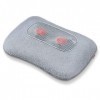 Beurer MG 145 Coussin de massage, masseur du dos et de la nuque pour un massage shiatsu relaxant, gris & FC 45 Brosse nettoya