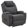 M MCombo Fauteuil Relax électrique Fauteuil de Massage Fauteuil TV Fonction inclinable Vibration Chauffage 7061 Nouveau modèl