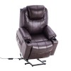 Aide à larrimage électrique MCombo, Fauteuil TV, Fauteuil Relaxant, Massage, Chauffage, Connexion USB réglable électriquemen