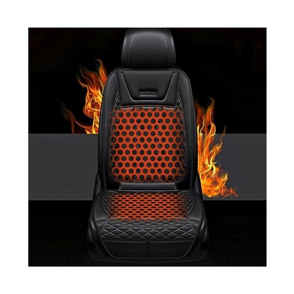 VVLXRIC Housse pour Siege Auto, Contrôle Intelligent, Chauffage Rapide Back Massager, Usages Professionnels généraux SièGe Ma