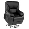 ECODE Fauteuil de Massage Releveur Chamonix, Fauteuil Elévateur électrique 160º, Fonction de chauffage, Programmes automatiqu