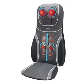 Homedics BMSC-4600H-EU Shiatsu SensaTouch Dossier de Massage 3 programmes Chaleur Infrarouge cervicale Noir