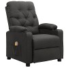 vidaXL Fauteuil de Massage, Siège Inclinable avec Dossier et Repose-Pied Réglables, Chaise de Salle de Séjour Salon Intérieur