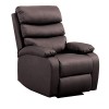 Gridinlux - Fauteuil de Massage Relaxant Extra rembourré Noir, inclinable. Fonction Chaleur Lombaire, 5 Modes, 8 Moteurs, tél