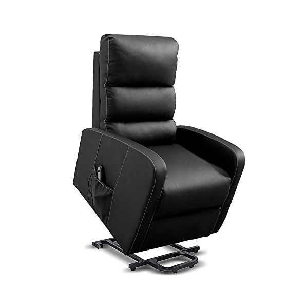 Gridinlux Fauteuil de Massage Relaxant inclinable avec télécommande 5 Modes Fonction Chaleur Lombaire 8 Moteurs 4 Zones de Ma