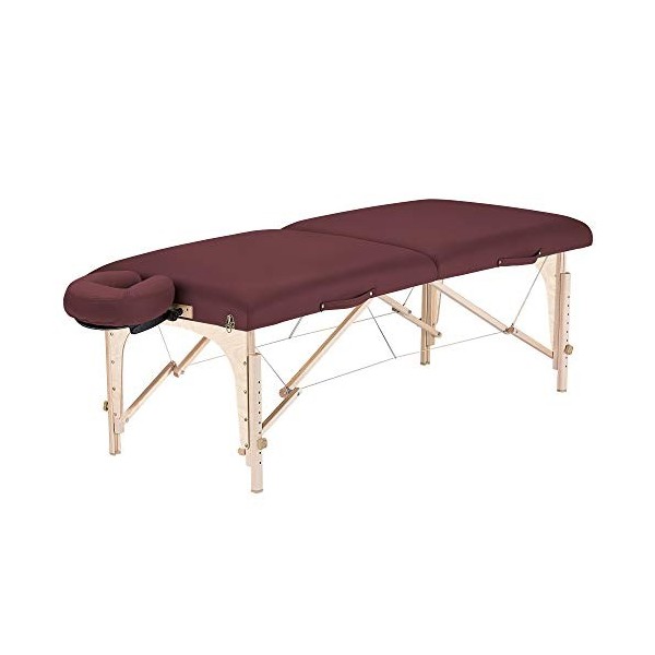 Earthlite 67767PKG Harmony DX REIKI Table de massage portable en érable avec appui-tête réglable